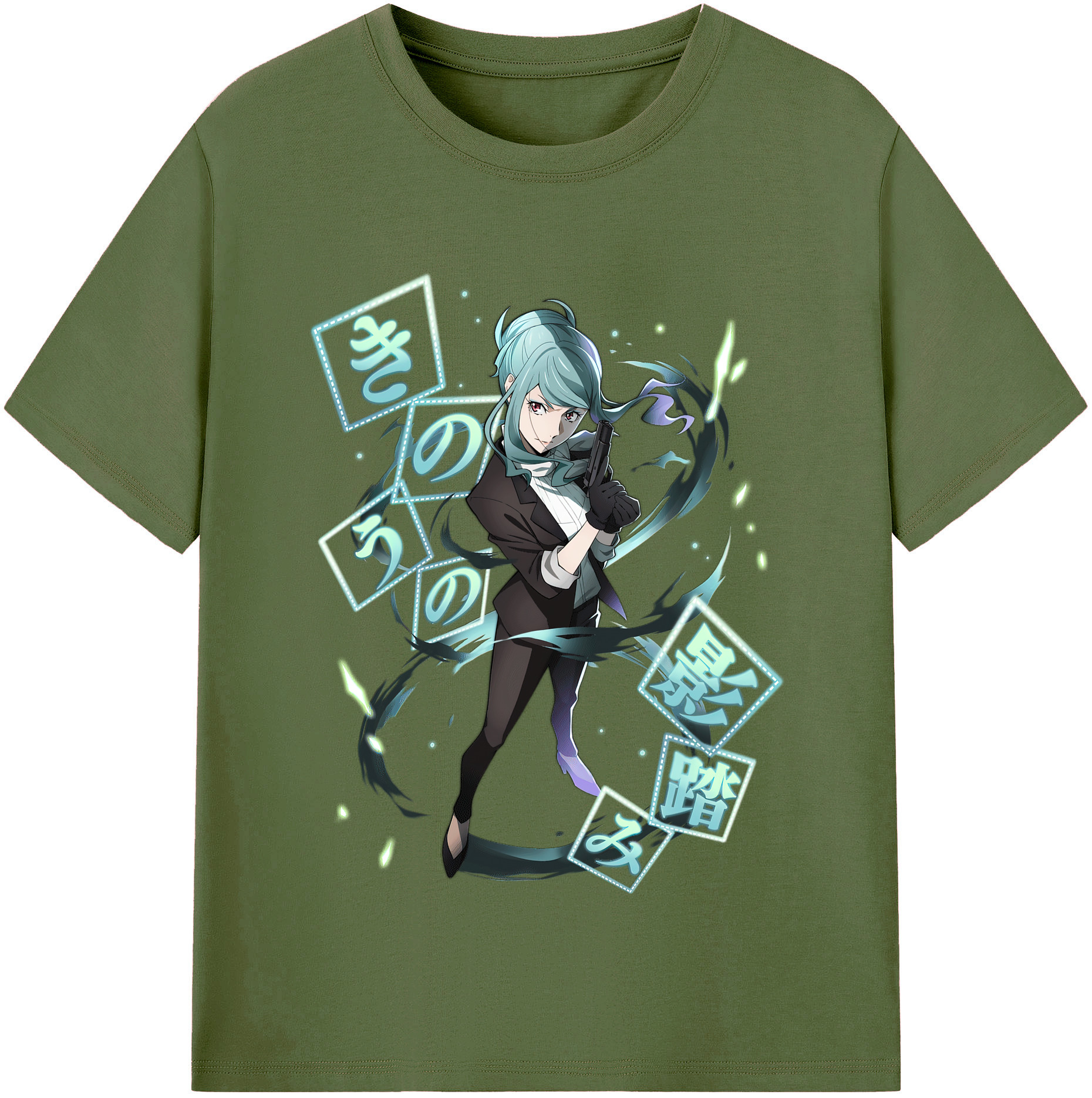 （画像用） 文豪ストレイドッグス Bungo Stray Dogs 綿100％半袖Tシャツ（フロントプリント）